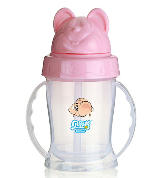 貝嬰奇雙耳自動學飲水杯