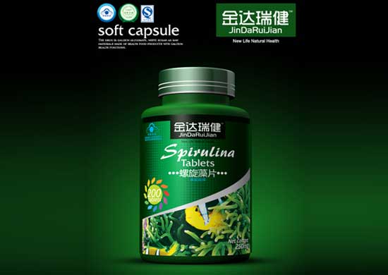 金達瑞健螺旋藻片軟膠囊