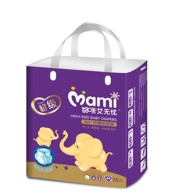 媽咪艾無憂超級360°環腰紙尿褲M碼