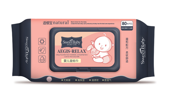 復件新適櫻寶嬰兒濕紙巾(翻蓋)80枚