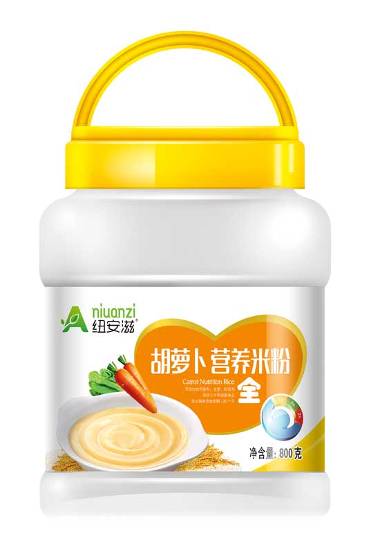 紐安滋胡蘿卜營養米粉全段桶裝