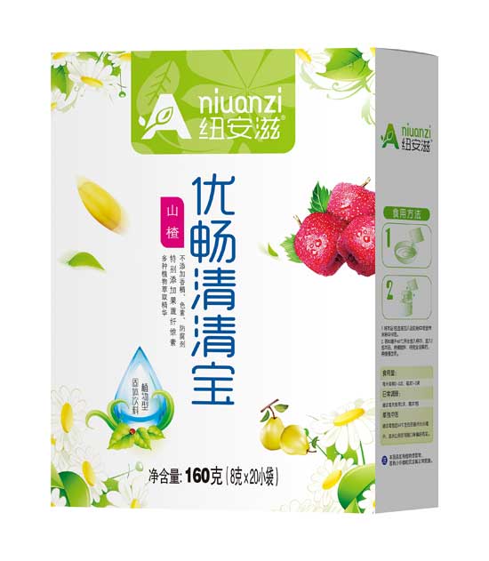 紐安滋山楂優暢清清寶(盒)