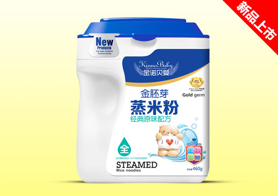 金諾貝嬰金胚芽蒸米粉桶裝-經典原味