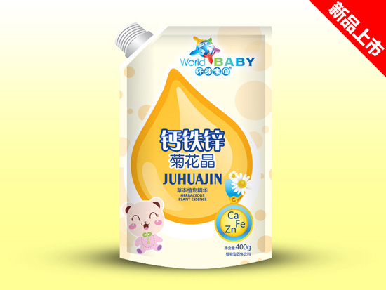 環球寶貝菊花晶袋裝-鈣鐵鋅