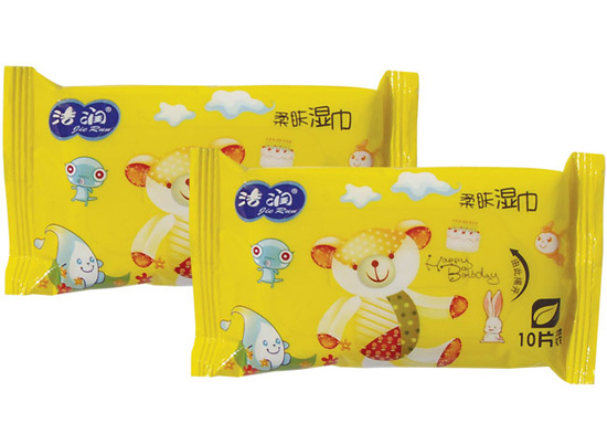 潔潤(rùn)10片啟封裝濕巾