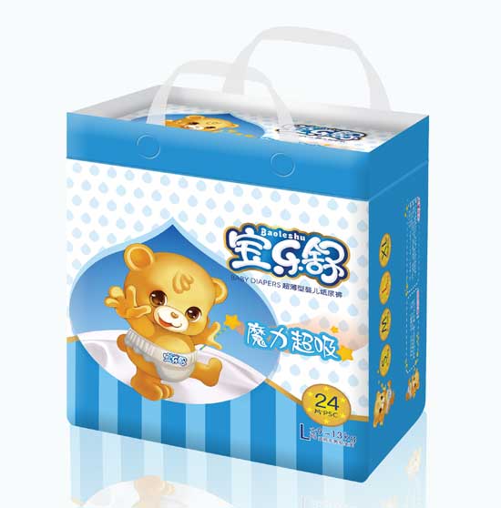 寶樂舒魔力超吸超薄紙尿褲小包L碼