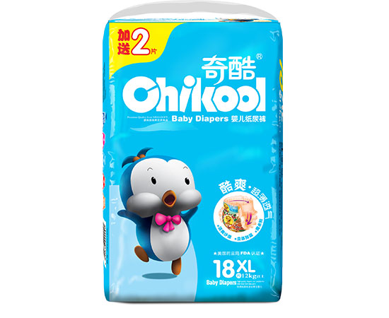 奇酷藍品鵝紙尿褲XL18片