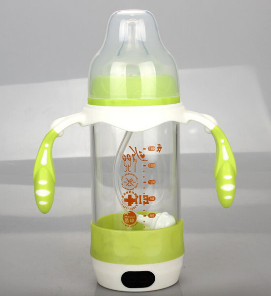 K100標準口徑玻璃奶瓶綠色