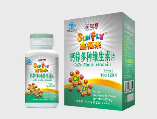 鑫福來牌鈣鋅多種維生素片