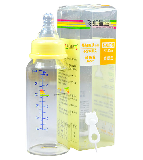 彩虹星座180ml直筒型標準奶瓶
