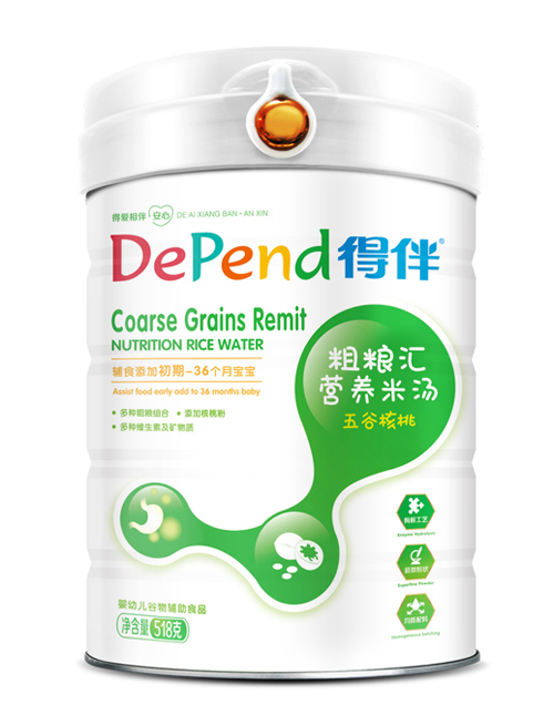 得伴粗糧匯營養米粉(五谷核桃)