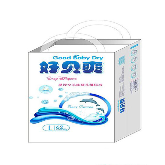 好貝爽懸浮全芯體嬰兒紙尿褲L碼62片