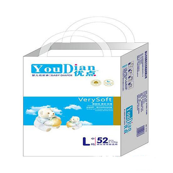 優點嬰兒紙尿褲大包L碼52片