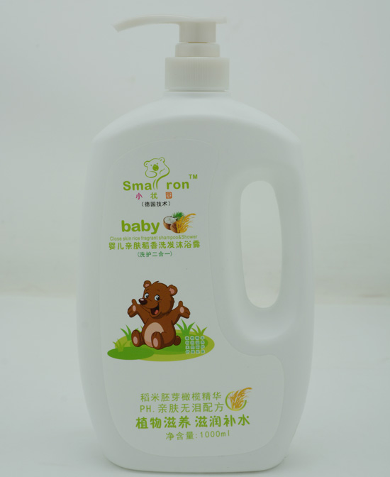 小狀園嬰兒親膚稻香洗發(fā)沐浴露