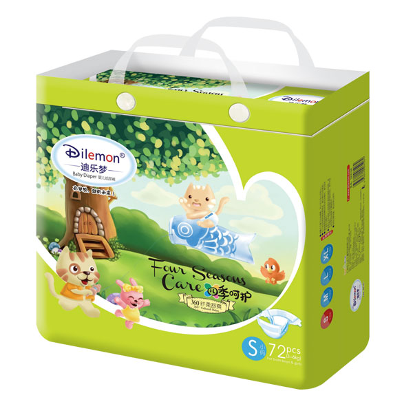 迪樂夢纖柔舒爽嬰兒紙尿褲大包S72