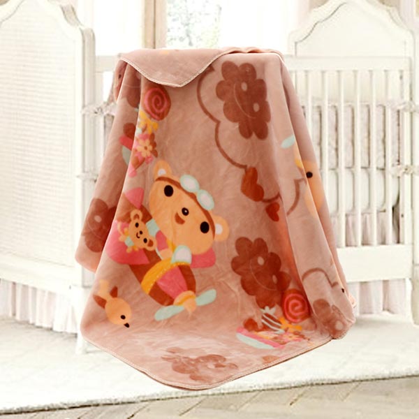 亞奧超柔云毯飛機熊褐色