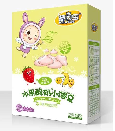 慧因寶混合水果味水果酸奶小溶豆