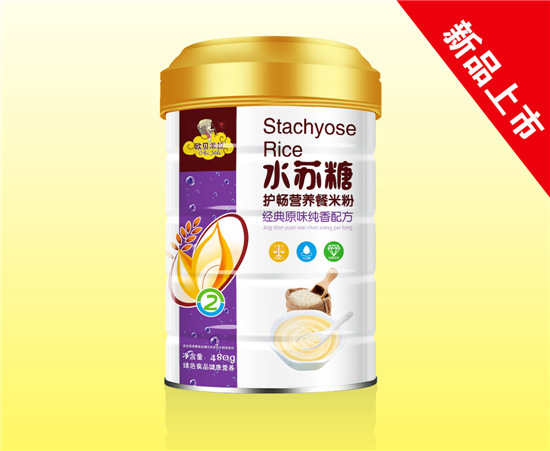 歐貝米拉水蘇糖護暢營養餐米粉原味純香配方聽裝