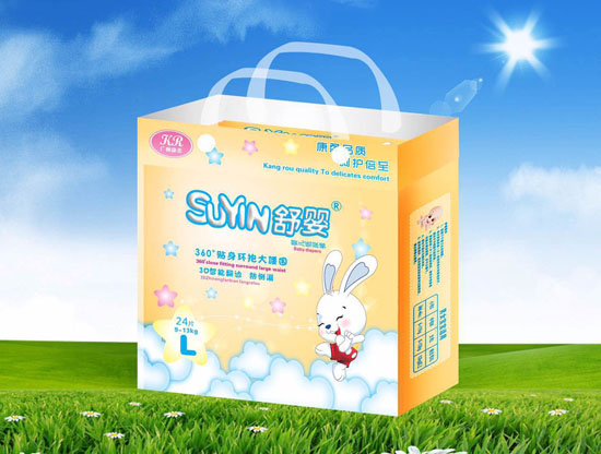 舒嬰360度貼身環抱大腰圍嬰兒紙尿褲L碼24片