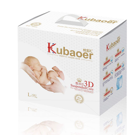 酷寶兒3D懸浮芯嬰兒學步褲L碼64片