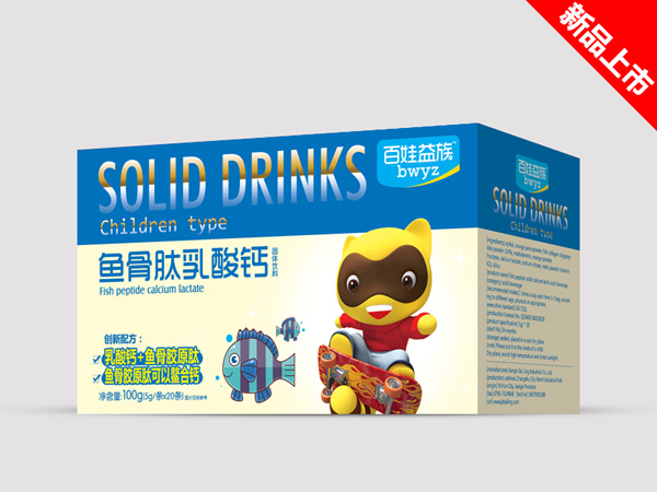 百娃益族魚骨肽乳酸鈣