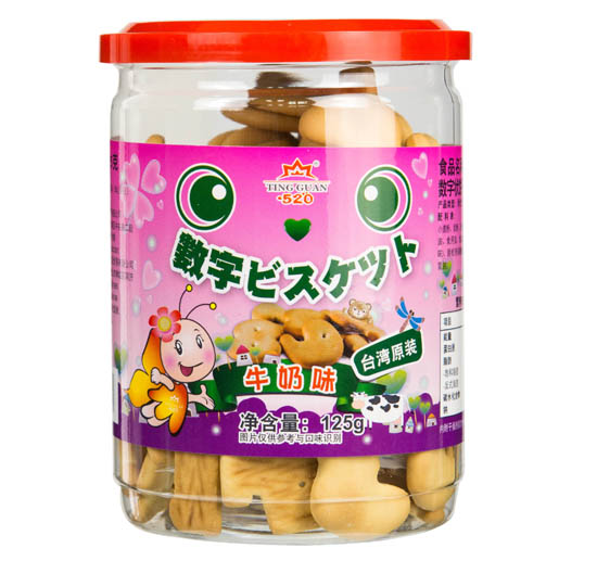 廷冠520數字餅(牛奶味)