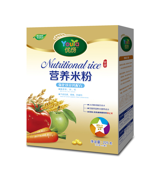 優伢強化鐵鋅鈣營養米粉