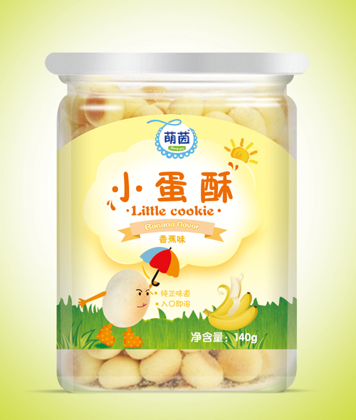 萌茵香蕉味小蛋酥