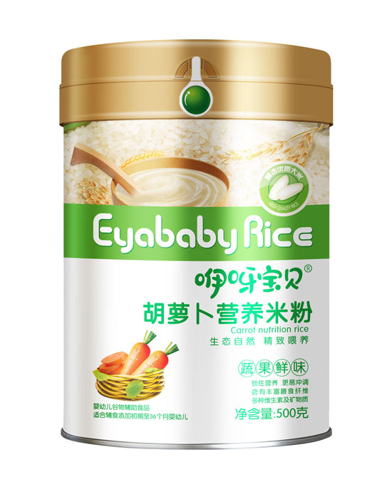 咿呀寶貝胡蘿卜營養米粉-聽裝