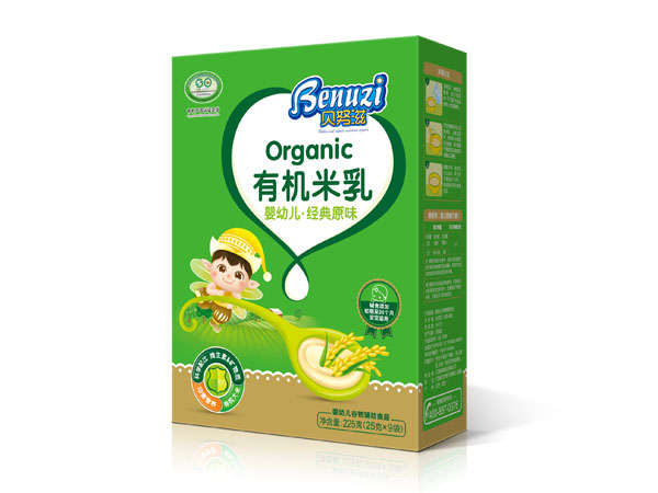 貝努滋嬰幼兒經(jīng)典原味有機米乳