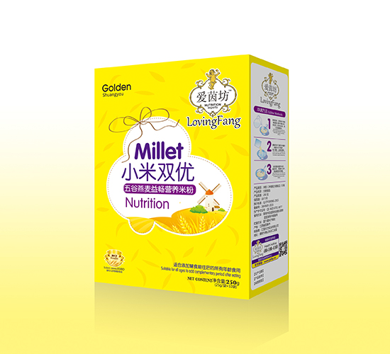 愛茵坊五谷燕麥益暢營養小米雙優米粉盒裝