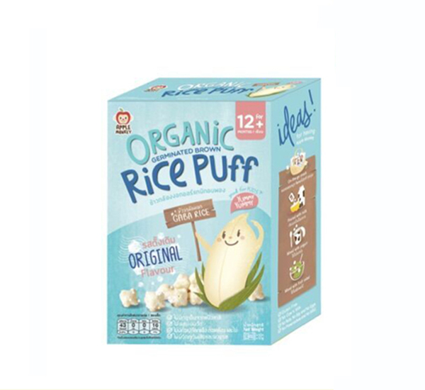 蘋(píng)果猴純天然糙米泡芙-藍(lán)盒