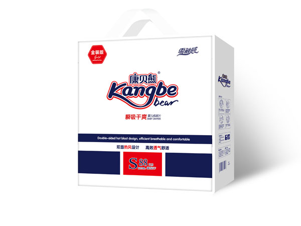 康貝熊金裝版零觸感瞬吸干爽嬰兒紙尿片-拉鏈袋S88
