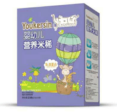 優可欣嬰幼兒營養米稀乳清蛋白配方