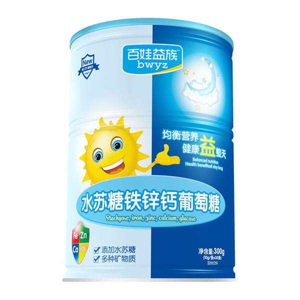 百娃益族水蘇糖鐵鋅鈣葡萄糖