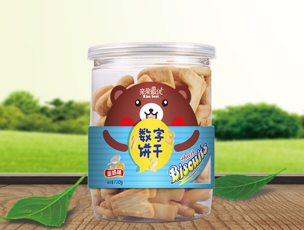 親親最優數字餅干蛋奶味