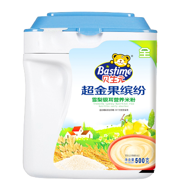 貝生元超金果繽紛雪梨銀耳營養米粉聽裝