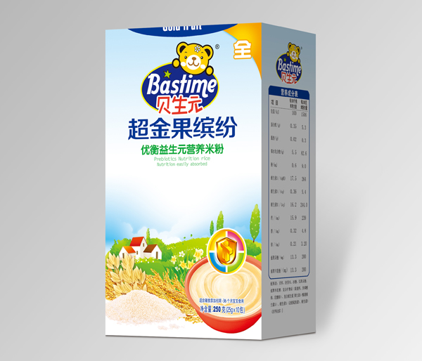 貝生元超金果繽紛優衡益生元營養米粉盒裝