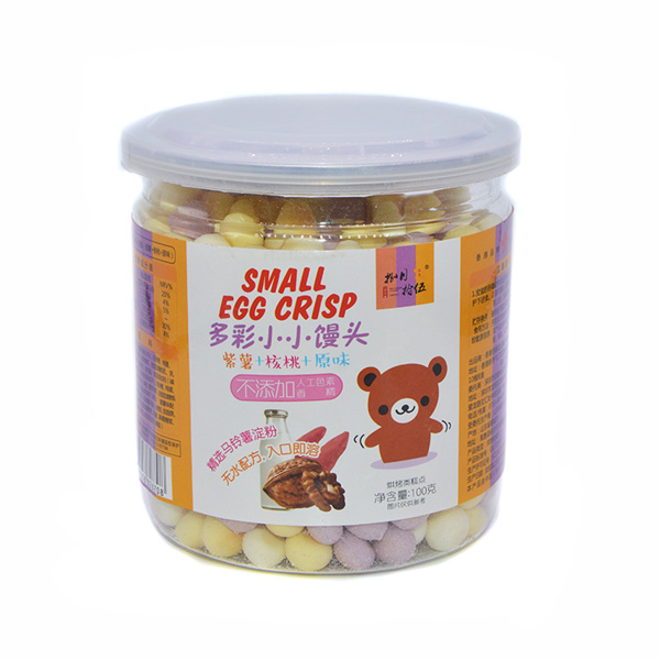 捌月拾伍多彩小小饅頭小熊紫薯+核桃+原味100g