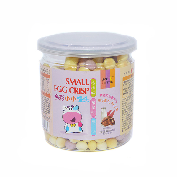 捌月拾伍多彩小小饅頭小牛核桃+紫薯+原味100g