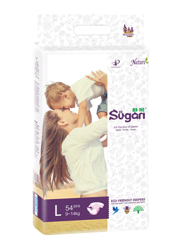 舒冠嬰幼兒本色紙尿褲L