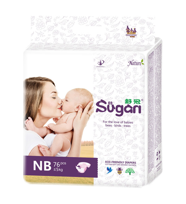 舒冠嬰幼兒本色紙尿褲NB