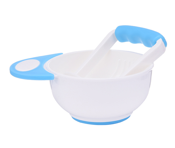 邦貝小象輔食碗藍色