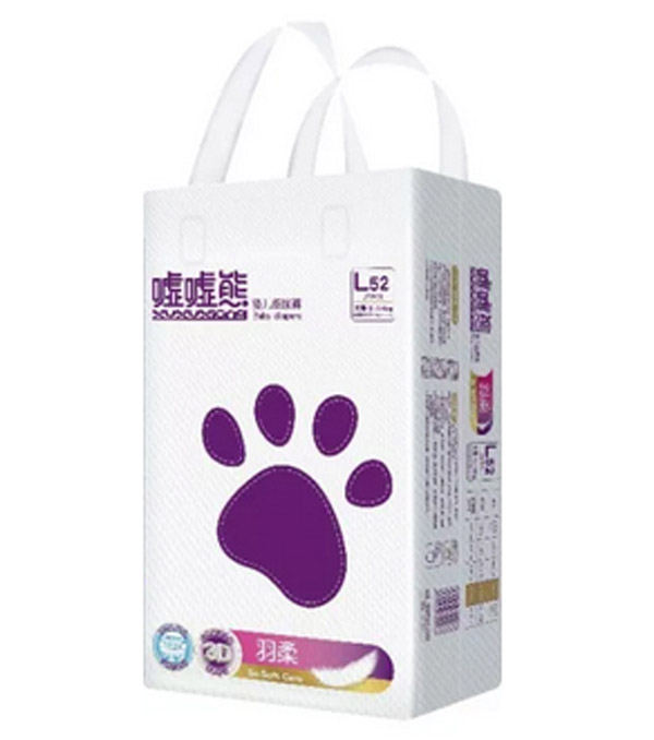 噓噓熊羽柔紙尿褲L52