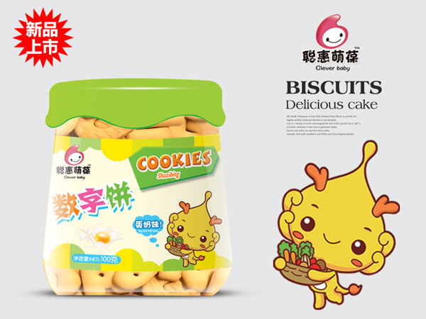 聰惠萌葆數字餅-蛋奶味