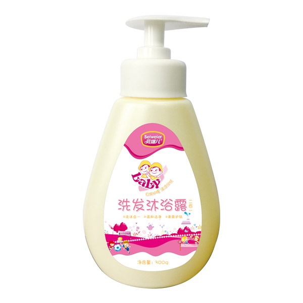 貝維兒洗發沐浴露二合一300g