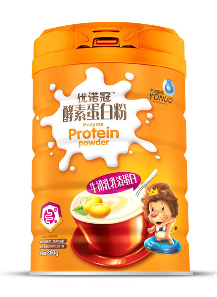 優諾冠牛初乳乳清蛋白酵素蛋白粉