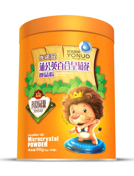 優諾冠藥食同源蒲公英百合皇菊花微晶粉