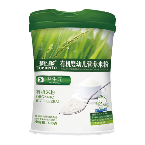 多能多益生元有機嬰幼兒營養(yǎng)米粉桶裝