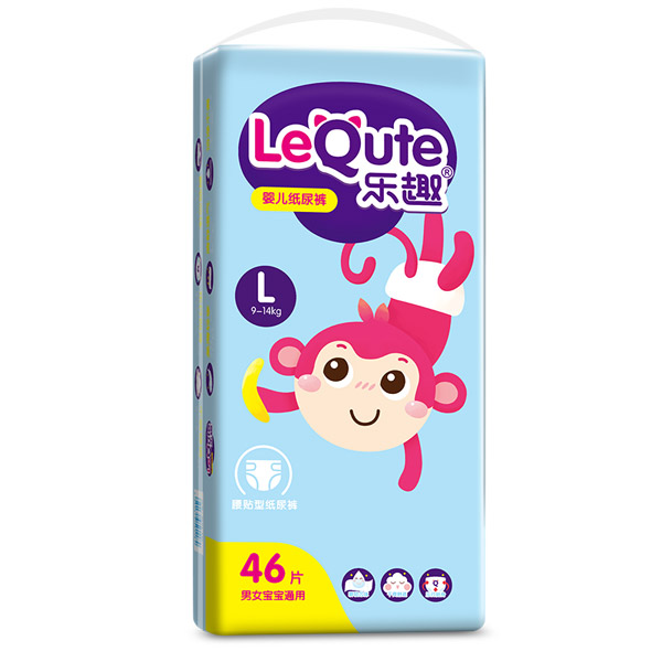 樂趣嬰兒紙尿褲袋裝L46